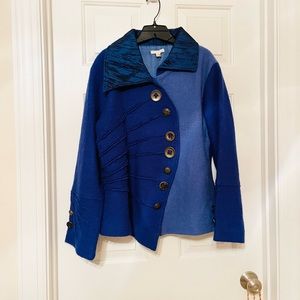 100% Wool 3 kind of blue color coat